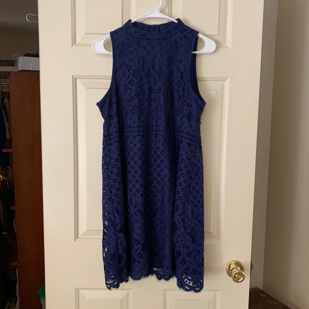 Indigo Love-Fire Cocktail Dress